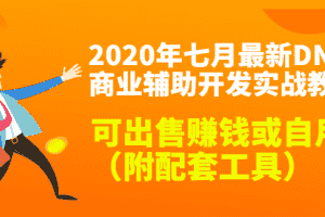 （1430期）2020年七月最新DNF商业辅助开发实战教程，可出售赚钱或自用（附配套工具）