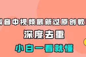 最新中视频影视解介绍搬运教程，100%过原创，小白也能轻松掌握