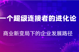 一个超级连接者的进化论 商业新变局下的企业发展路径