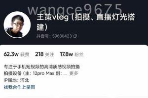 王策VLOG个人短视频经验分享课，教你拍摄视频，​从发光，拍摄，软件，让你豁然开朗