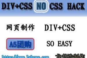龙书浩最新收费培训《DIV+CSS教程》全20集（价值128元）