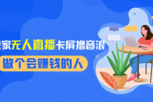 （8385期）2024独家无人直播卡屏撸音浪，12月新出教程，收益稳定，无需看守 日入1000+