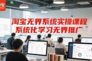 淘宝无界系统实操课程，系统化学习无界推广