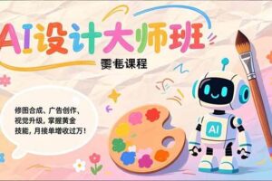 （17141期）Nano Banana-AI设计大师班，修图合成、广告创作、视觉升级，掌握黄金生产技能，月接单增收过万