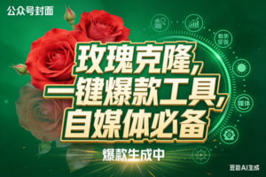 （17813期）玫瑰克隆，ai鲁大魔工具，自媒体必备神器，一键爆款，详细教程。