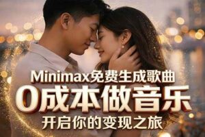 (18401期)Minimax免费生成歌曲实测!0成本做音乐,说唱流行Lofi一键生成